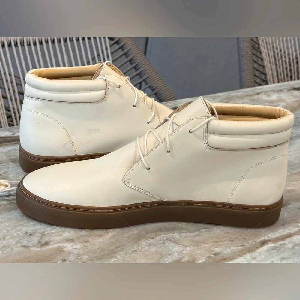 Men’s NISOLO Everyday Waterproof lace up bone leather gym bottom boots- Size 11